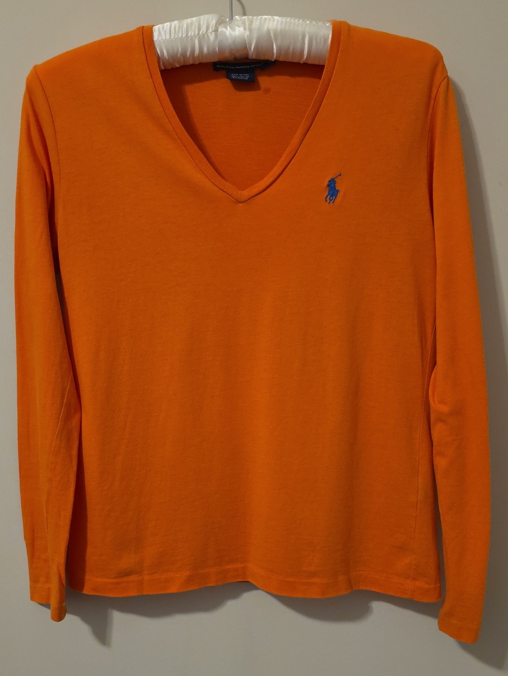 Ralph Lauren Sport Cotton V-Neck Long Sleeve Tee